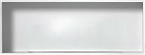PGPGP Eingebettete Duschnische aus Edelstahl 304 – Wasserdichtes Einbauregal for Badezimmer und Küchen(White,62x32x12.5 cm) von PGPGP