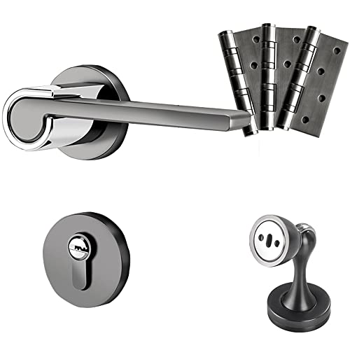 PGPGP Türdrücker-Set for Privatsphäre – Zinklegierungs-Schlossset for Bett- und Badezimmertüren – einfache Installation, klassisches Design(ModelC) von PGPGP