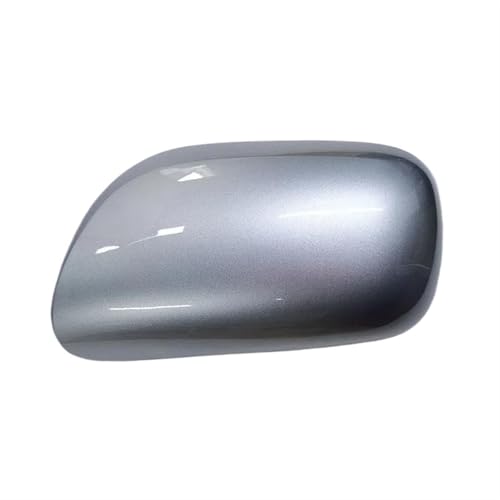 PGQSQVTXF Für Toyota Für Auris 2006 2007 2008 2009-2012 Auto-Rückspiegelabdeckung Rückspiegelgehäuse Rückspiegelschale (Silber,Links) von PGQSQVTXF