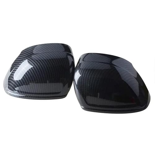 PGQSQVTXF Seitliche Rückspiegelschalen Für Volvo XC60 2018 2019 2020 2021 2022 Seitentürgehäuse Rückspiegelabdeckung Shell Cover 39844970 39844955 (Carbon Fiber Color) von PGQSQVTXF