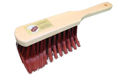 Krallen-Handfeger aus Holz, Glanz lackiert, Gebogene Borsten (2 Stück) von PGV