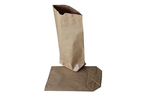 Kreuzbodenbeutel aus Papier braun - 2-LAGIG - 28 x 45 cm für 5 kg (10 Stück) von PGV