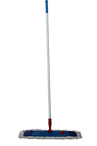 Mopp Set 3-teilig - 40 cm - Klapphalter + Wischbezug + Alustiel (5 Stück, Schlinge - Franse) von PGV
