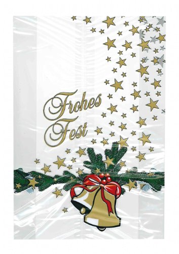 PGV Stollenbeutel PP Motiv: GLOCKE 20 + 7 x 56 cm (5 Stück) von PGV