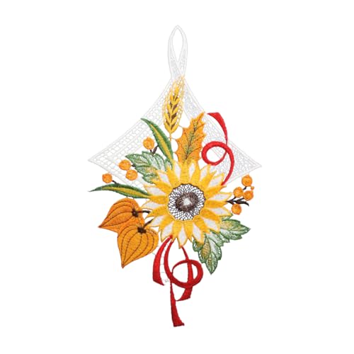 Plauener Spitze Fensterbild "Herbstgesteck" farbig 17 x 29 cm Fensterdeko Fensterschmuck Bilder Handarbeit Deko Fenster Plauener Spitze Fensterbild "Herbstgesteck" farbig 17 x 29 cm Fensterdeko Fensterschmuck Bilder Handarbeit Deko Fenster von PGV