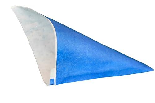 Spitztüten aus Papier Länge ca. 19 cm für ca. 125 g Inhalt - BLAU (200 Stück) von PGV