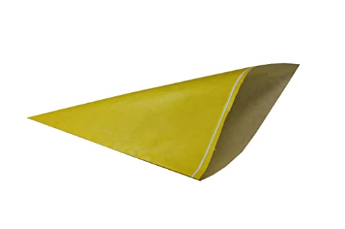 Spitztüten aus Papier Länge ca. 19 cm für ca. 125 g Inhalt - GELB (1000 Stück) von PGV