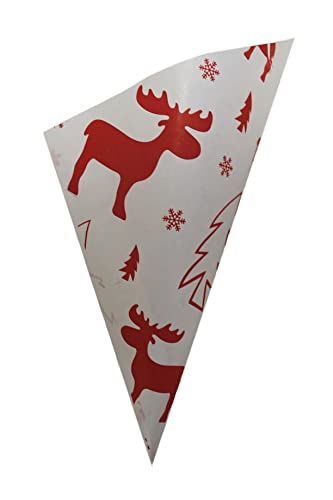 Spitztüten aus Papier Motiv: ELCH Länge ca. 19 cm für ca. 125 g Inhalt (1000 Stück) von PGV