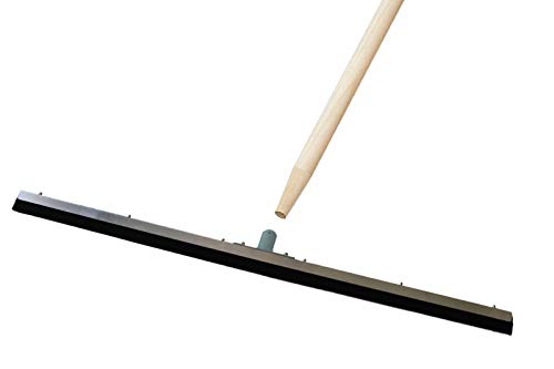 Wasserschieber Metall U-PROFIL - extra stabil - INKLUSIVE Stiel (2 Stück, 80 cm) von PGV