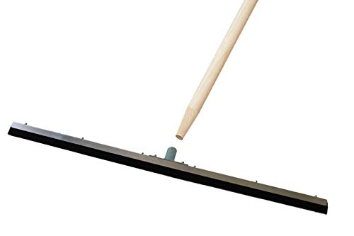 Wasserschieber Metall U-PROFIL - extra stabil - INKLUSIVE Stiel (5 Stück, 80 cm) von PGV