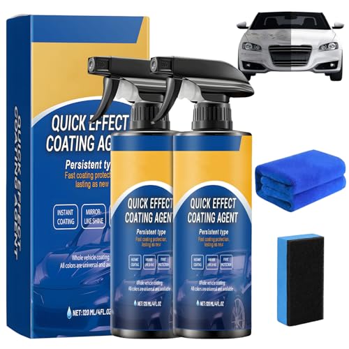 2 Stück Quick Effect Coating Agent, Sopami Spray Auto, Multifunktionales Beschichtungs Erneuerungsspray, Hochschutz-Auto-Beschichtungsspray, Nano Beschichtungs spray 2 Stück Quick Effect Coating Agent, Sopami Spray Auto, Multifunktionales Beschichtungs Erneuerungsspray, Hochschutz-Auto-Beschichtungsspray, Nano Beschichtungs spray von PGonline