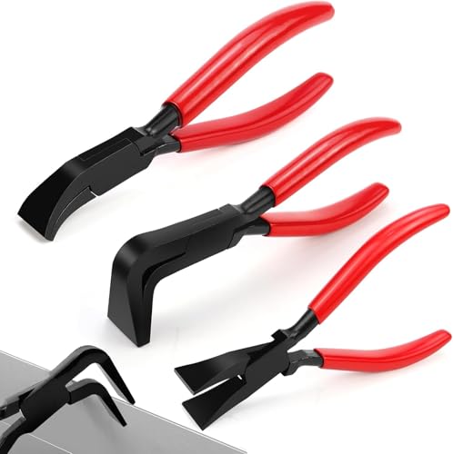 3 Stück Abkantzange Falzzangen Set, Blechbiegezange Gerade 0°, 45° und 90° Mini Abkantzange Blechzangen Set, Spengler Dachdecker Werkzeug zum Biegen und Glätten von Blechen 3 Stück Abkantzange Falzzangen Set, Blechbiegezange Gerade 0°, 45° und 90° Mini Abkantzange Blechzangen Set, Spengler Dachdecker Werkzeug zum Biegen und Glätten von Blechen von PGonline