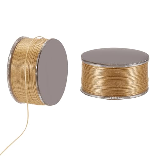 PH PandaHall 0.1mm Armbandschnur 92m Perlenfaden Nylonschnur Samenperlenfaden Nähschnur Für Die Herstellung von Ledernähten Perlenschmuck Armbändern von PH PandaHall