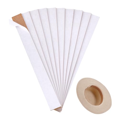 PH PandaHall 10 Stück Hutgrößenreduzierer 25x2.5cm Selbstklebende Korkplatte Zum Anpassen Der Hutgröße Hüte Abstandshalter Cowboyhüte Größenband Korkstreifen Für Herren PH PandaHall 10 Stück Hutgrößenreduzierer 25x2.5cm Selbstklebende Korkplatte Zum Anpassen Der Hutgröße Hüte Abstandshalter Cowboyhüte Größenband Korkstreifen Für Herren von PH PandaHall