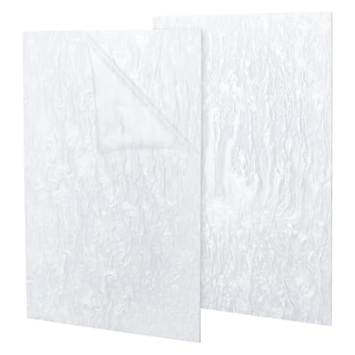 PH PandaHall 2 Stück 20x30cm Perlmutt Acrylplatten 3mm Gemusterte Perlglanz Wellengussplatten Zum Gravieren Kunstdesign Basteln DIY Weiß PH PandaHall 2 Stück 20x30cm Perlmutt Acrylplatten 3mm Gemusterte Perlglanz Wellengussplatten Zum Gravieren Kunstdesign Basteln DIY Weiß von PH PandaHall