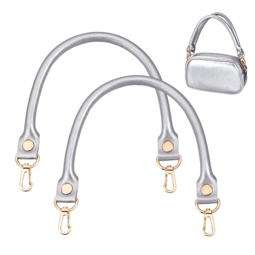PH PandaHall 2 Stück 40cm Kurze Handtaschenriemen Leder Handtaschengurt Grau Taschengurtgriffe Ersatzgriffe Für Damenhandtaschen Und Unterarmtaschen PH PandaHall 2 Stück 40cm Kurze Handtaschenriemen Leder Handtaschengurt Grau Taschengurtgriffe Ersatzgriffe Für Damenhandtaschen Und Unterarmtaschen von PH PandaHall