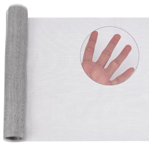 PH PandaHall 20 Mesh 304 Edelstahl Gewebte Draht Lüftungsgitterrolle 3m Metallfenstergitter für DIY - Projekte Vogelkäfig Garten Hühnerei 40cm Breit von PH PandaHall