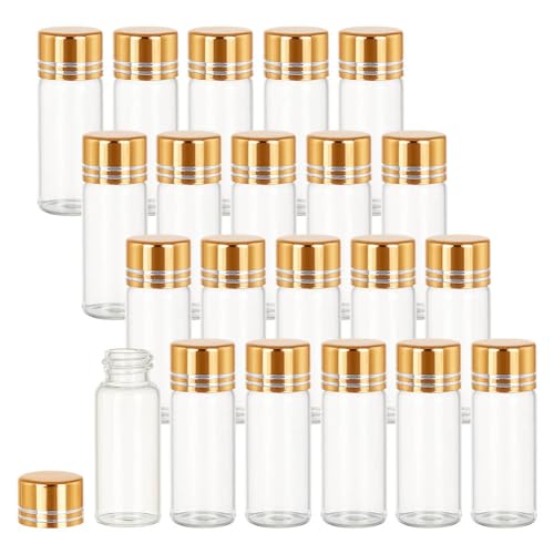 PH PandaHall 20 Stück 4 ml Kleine Glasflaschen Dekorative Flaschen Wunschflaschen Klare Flüssigkeitsspenderflaschen Für Die Heimdekoration Flüssigkeitsspender Probenanzeige von PH PandaHall