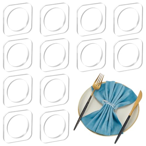 PH PandaHall 20 Stück Serviettenringe Aus Acryl Transparente Serviettenringhalter 5cm Quadratische Serviettenhalter Serviettenringe Schmuck Serviettenring Für Hochzeitsfeier Esstisch Bankett Dekor PH PandaHall 20 Stück Serviettenringe Aus Acryl Transparente Serviettenringhalter 5cm Quadratische Serviettenhalter Serviettenringe Schmuck Serviettenring Für Hochzeitsfeier Esstisch Bankett Dekor von PH PandaHall