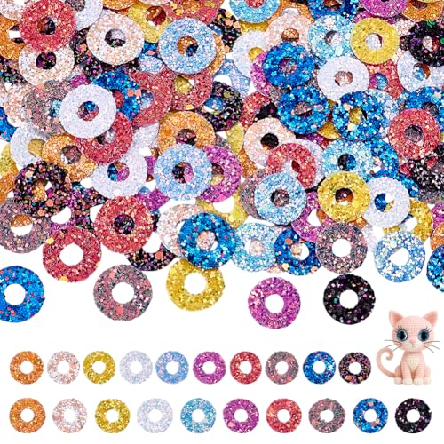 PH PandaHall 200 Stück Sicherheitsaugen Unterlegscheiben 20 Farben Kunststoff-Augen-Rückseiten Bastelaugen Ausgestopfte Häkel Augen Unterlegscheiben Für Amigurumi Bär von PH PandaHall