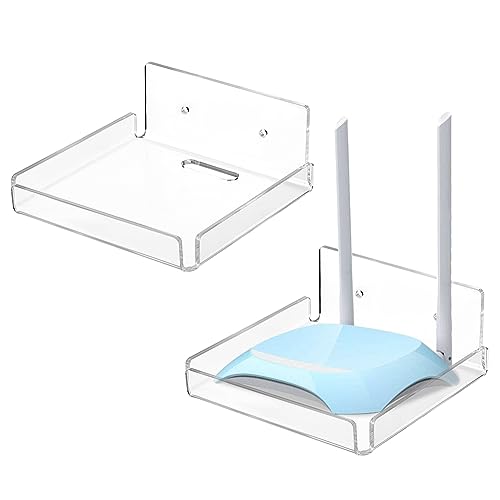 PH PandaHall 2er Pack Acryl Wandregal Kleines Schwebendes Regal Zur Wandmontage Präsentationsleisten Selbstklebende Hängeregale Für Schlafzimmer Wohnzimmer Aufbewahrungsdekoration Klebe von PH PandaHall