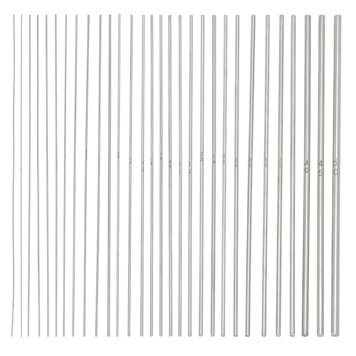 PH PandaHall 30 Größen Dorne Zur Schmuckherstellung Drahtwickelstäbe 0.5-5mm Kohlenstoffstahlstab Massiver Dorndübel Runde Metallstange Für Basteln Drahtwickelformen Ringe Spulenwerkzeuge 22cm Lang PH PandaHall 30 Größen Dorne Zur Schmuckherstellung Drahtwickelstäbe 0.5-5mm Kohlenstoffstahlstab Massiver Dorndübel Runde Metallstange Für Basteln Drahtwickelformen Ringe Spulenwerkzeuge 22cm Lang von PH PandaHall