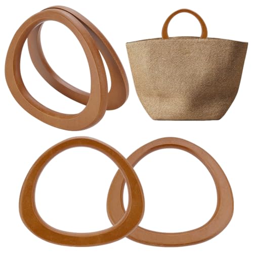 PH PandaHall 4 Stück D-förmige Holz-Taschengriffe, Dekorative Ersatzgriffe Handtasche Handle Ersatz Glatter Handtaschengriff für Handtaschen, Makramee, Häkeltaschen, Strandtaschen, Kamel PH PandaHall 4 Stück D-förmige Holz-Taschengriffe, Dekorative Ersatzgriffe Handtasche Handle Ersatz Glatter Handtaschengriff für Handtaschen, Makramee, Häkeltaschen, Strandtaschen, Kamel von PH PandaHall