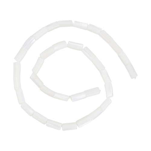 PH PandaHall 40 Stück Natürliche Muschelperlen 5x10mm Zylindrische Röhrenperlen Muschel Abstandsperlen Zur Herstellung von Perlenschmuck 39.5cm/Strang Meergrün PH PandaHall 40 Stück Natürliche Muschelperlen 5x10mm Zylindrische Röhrenperlen Muschel Abstandsperlen Zur Herstellung von Perlenschmuck 39.5cm/Strang Meergrün von PH PandaHall