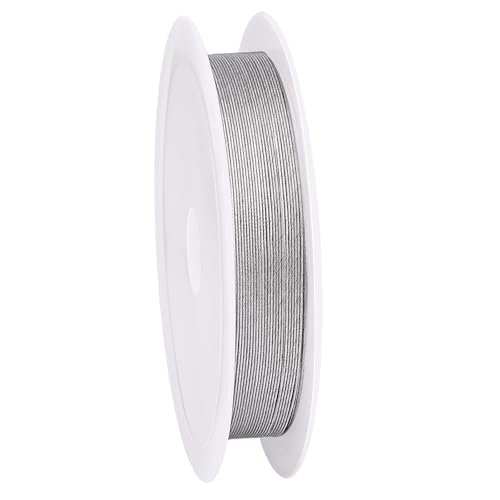 PH PandaHall 49 Stränge Perlenschnurdraht 20m 304 Edelstahldraht 0.46mm Perlendraht Für Die Herstellung von Halsketten Armbändern Und Schmuck PH PandaHall 49 Stränge Perlenschnurdraht 20m 304 Edelstahldraht 0.46mm Perlendraht Für Die Herstellung von Halsketten Armbändern Und Schmuck von PH PandaHall