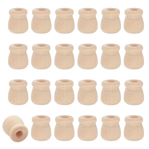 PH PandaHall 50 Stück Holz Kerzenhalter Unvollendete Kerzenbecher Kerzenständer Kerzenbecher Aus Holz Bohnentopf Für Stabkerzen Heimdekoration Durchmesser: 6mm PH PandaHall 50 Stück Holz Kerzenhalter Unvollendete Kerzenbecher Kerzenständer Kerzenbecher Aus Holz Bohnentopf Für Stabkerzen Heimdekoration Durchmesser: 6mm von PH PandaHall