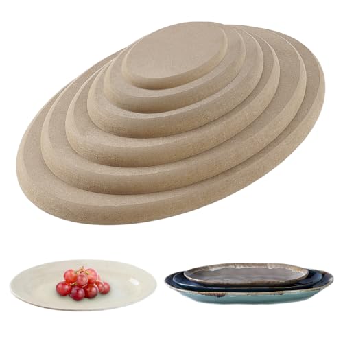 PH PandaHall 6 Größe Töpferformen Für Handbau Oval MDF Holzplatten Slump Formen Keramik Form Töpferformen Drape Form Für Ton Platte Formen Keramik Töpferei Studio PH PandaHall 6 Größe Töpferformen Für Handbau Oval MDF Holzplatten Slump Formen Keramik Form Töpferformen Drape Form Für Ton Platte Formen Keramik Töpferei Studio von PH PandaHall