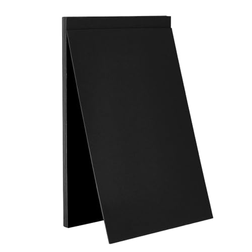 PH PandaHall 6 x Buchtafel, rechteckig, 30 x 20 cm, schwarz, schweres Bastelkartonpapier für Scrapbooking, Bilderrahmen, Rückwand, Einladungen, Displaykarten, Bastelarbeiten PH PandaHall 6 x Buchtafel, rechteckig, 30 x 20 cm, schwarz, schweres Bastelkartonpapier für Scrapbooking, Bilderrahmen, Rückwand, Einladungen, Displaykarten, Bastelarbeiten von PH PandaHall