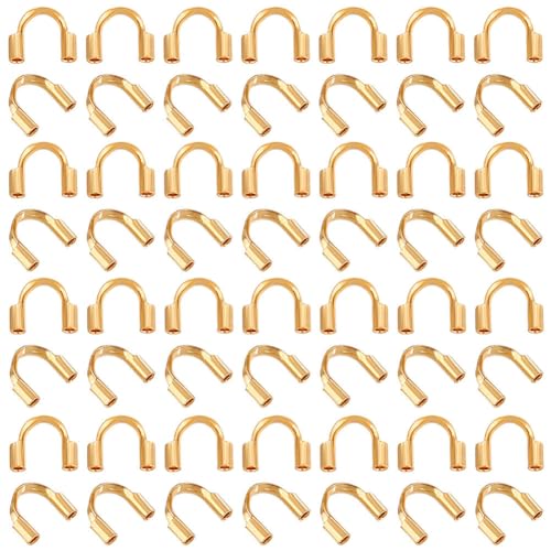 PH PandaHall 60 Stück 18K Golddraht Schutz Goldener U Förmiger Kabelschutz 304 Drahtschutzschlaufe Aus Edelstahl Fadenschutz Für Ohrringe Und Armbänder PH PandaHall 60 Stück 18K Golddraht Schutz Goldener U Förmiger Kabelschutz 304 Drahtschutzschlaufe Aus Edelstahl Fadenschutz Für Ohrringe Und Armbänder von PH PandaHall