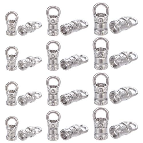 PH PandaHall 60 Stück 3 Größen Messing Endkappen Mit Loch Endstück Für Lederbänder Verschlussspitzen Fadenenden Für Die Herstellung von Halsketten Armbändern Und Schmuck PH PandaHall 60 Stück 3 Größen Messing Endkappen Mit Loch Endstück Für Lederbänder Verschlussspitzen Fadenenden Für Die Herstellung von Halsketten Armbändern Und Schmuck von PH PandaHall