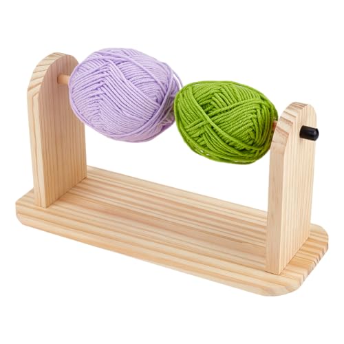 PH PandaHall Holz-Garnhalter, Spulen-Garnrollenhalter Bandaufbewahrungsregal Tragbarer Garnknäuelhalter zum Häkeln und Stricken, Nähgarn, Basteln, Floristik, Verpacken, 1 Stück PH PandaHall Holz-Garnhalter, Spulen-Garnrollenhalter Bandaufbewahrungsregal Tragbarer Garnknäuelhalter zum Häkeln und Stricken, Nähgarn, Basteln, Floristik, Verpacken, 1 Stück von PH PandaHall