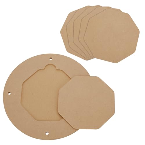 PH PandaHall Innenschläger für Töpferscheibe, Tragbares Lehmverkeilungsbrett mit 6PCS Sechseck-Pads Flache runde Lehm-Wurfschläger für Töpfer Ton Künstler Spinning Ton, Herstellung von Keramiken PH PandaHall Innenschläger für Töpferscheibe, Tragbares Lehmverkeilungsbrett mit 6PCS Sechseck-Pads Flache runde Lehm-Wurfschläger für Töpfer Ton Künstler Spinning Ton, Herstellung von Keramiken von PH PandaHall