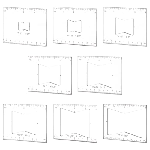 PH PandaHall Packung mit 8 Router-Schablonen, Schmetterling Inlay Template Set Acryl Router Schablonen Zeichnung Skala Lineal Messwerkzeug für Schule Büro Haus PH PandaHall Packung mit 8 Router-Schablonen, Schmetterling Inlay Template Set Acryl Router Schablonen Zeichnung Skala Lineal Messwerkzeug für Schule Büro Haus von PH PandaHall