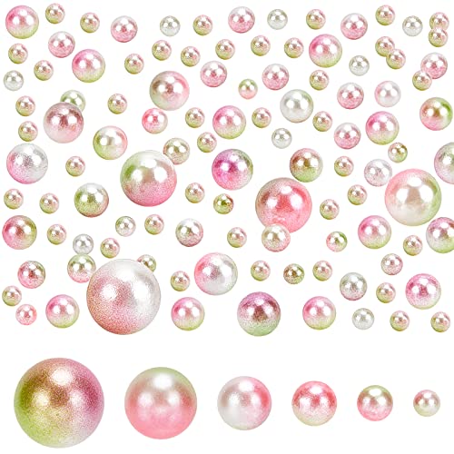 PH PandaHall Ungefähr 1520 Stück 6 Größen keine Löcher/ungebohrt nachgeahmt Perlen für Vase Füllstoffe, Hochzeit, Party, Dekoration, bunt (3mm, 4mm, 5mm, 6mm, 8mm, 10mm) von PH PandaHall