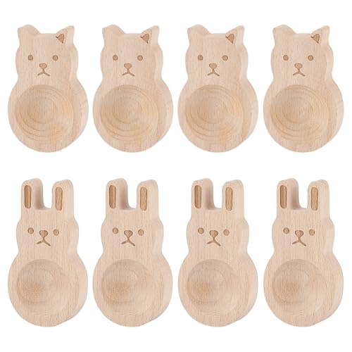 PH Pandahall 8 Stück Diffusor Für Ätherische Öle Aus Holz In 2 Stilen Kleiner Duftdiffusor In Tierform Aromatherapie Diffusor Für Zuhause Büro Schrank Toilette Auto von PH PandaHall