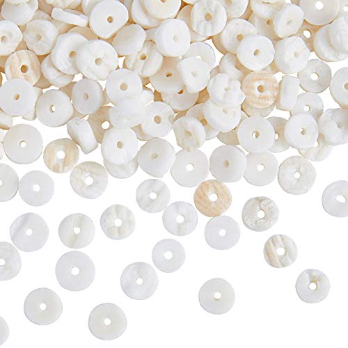 PandaHall White Shells Für Schmuckherstellung Kit Für Erwachsene - White Seashells Beads Strand Mit 7.5 m Stretchschnur - Natural Shell Beads Für Armbänder, Halsketten, Halsreifen Und Fußkettchen PandaHall White Shells Für Schmuckherstellung Kit Für Erwachsene - White Seashells Beads Strand Mit 7.5 m Stretchschnur - Natural Shell Beads Für Armbänder, Halsketten, Halsreifen Und Fußkettchen von PH PandaHall