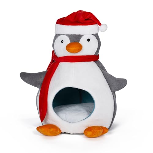 Prevue Pet Products Jolly Gentoo Pinguin-Versteck Winterurlaub Haustierbett von PH Prevue Hendryx