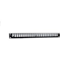 19" PHASAK RJ45 24P FTP Cat.6 1U Frontplatte mit de Kabelmanagement, Rackmontage, EMI-Abschirmung, Dual Block, hohe Lebensdauer und Leistung von PHASAK