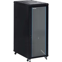19' Rack-Schrank Phasak Pro 37U 600x600 schwarz - Belüftung, Tür aus gehärtetem Glas de, inkl. Steckdosenleiste und Ablagen - pho 6637 (zerlegt) von PHASAK