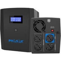 Interaktive usv Phasak Sirius 1560 va Modell ph 7315, Schutz für elektronische Geräte, automatische Spannungsregulierung de, Überspannung, Kaltstart von PHASAK