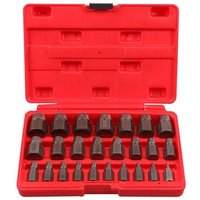 25-teiliges Innensechskant-Schraubenausdreher-Set aus Karbonstahl mit mehreren Nuten 25-teiliges Innensechskant-Schraubenausdreher-Set aus Karbonstahl mit mehreren Nuten von PHASAT