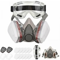 Phasat - Wiederverwendbare Atemschutzmaske Halbmaske 6200 Gasmaske Atemschutzmasken mit Schutzbrille zum Lackieren, organisches Dampfschweißen, von PHASAT