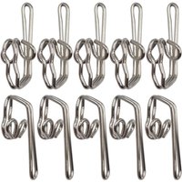 Ccykxa 100 Stück Metall-Vorhangband-Gardinenhaken, Silber von PHASAT