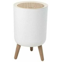 Poubelle sur pied de salle de bain touch 7L MALMO Couleur bois Poubelle sur pied de salle de bain touch 7L MALMO Couleur bois von PHASAT