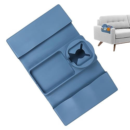 PHASZ Sofa-Arm-Tablett, Silikon-Halterung für Sofa, Tisch, Couch, wiederverwendbar, Armlehne, Fernbedienung, Organizer für Kaffee, Snacks, Wohnmobil, Bett, Handys von PHASZ