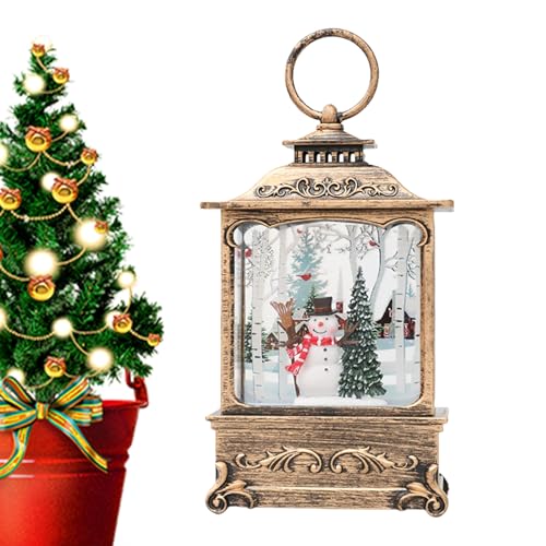 PHASZ Schneekugel-Weihnachtsbeleuchtung | LED-Schneekugel-Strudellaterne | Weihnachtsszene rund um den Weihnachtsbaum, rotierende Weihnachtsschneekugeln für Weihnachtshaus, Wohnzimmer von PHASZ